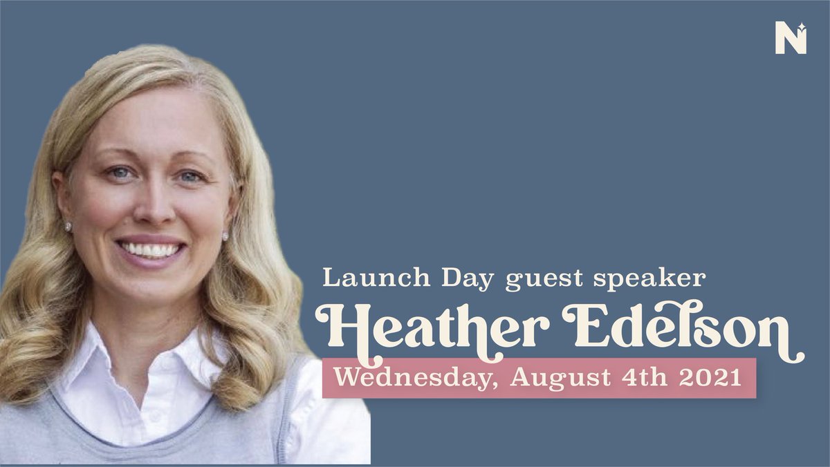 Next up (pun intended) — we’re excited to announce that @heather_edelson is a guest speaker at our fundraising launch! Join us tomorrow, Wednesday Aug 4th from 6-8 pm at Lake Monster 💫

Help us get young people involved in politics 👉 forms.gle/D9ZdrBwVofBtib…