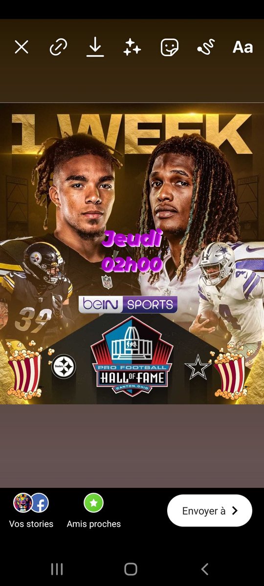 Nous sommes bientôt de retour!!🎉🏈🍿📺😉
Toutes la Team NFLextra à hâte de vous retrouver!!!🎊🎊