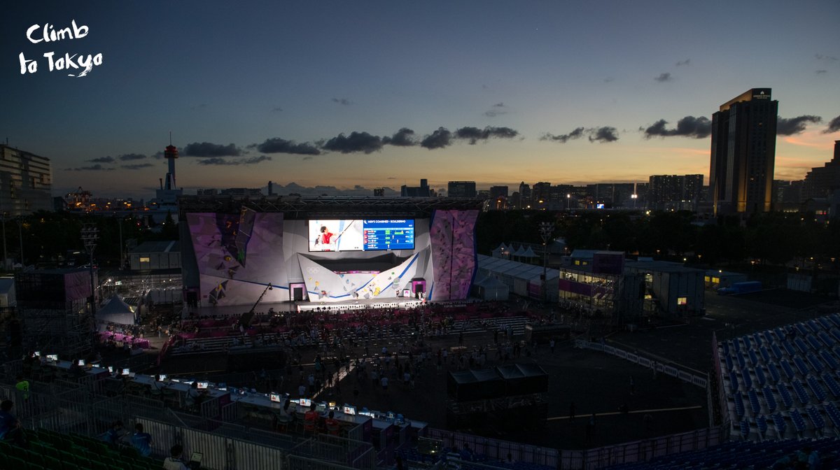 worldclimbing's tweet photo. Goodnight Tokyo! 🌃

🔗 https://t.co/wby5xBTJqD

#Olympics #Tokyo2020 
#SportClimbing #ClimbToTokyo 
#StrongerTogether #UnitedByEmotion https://t.co/uBIhgqEyWs