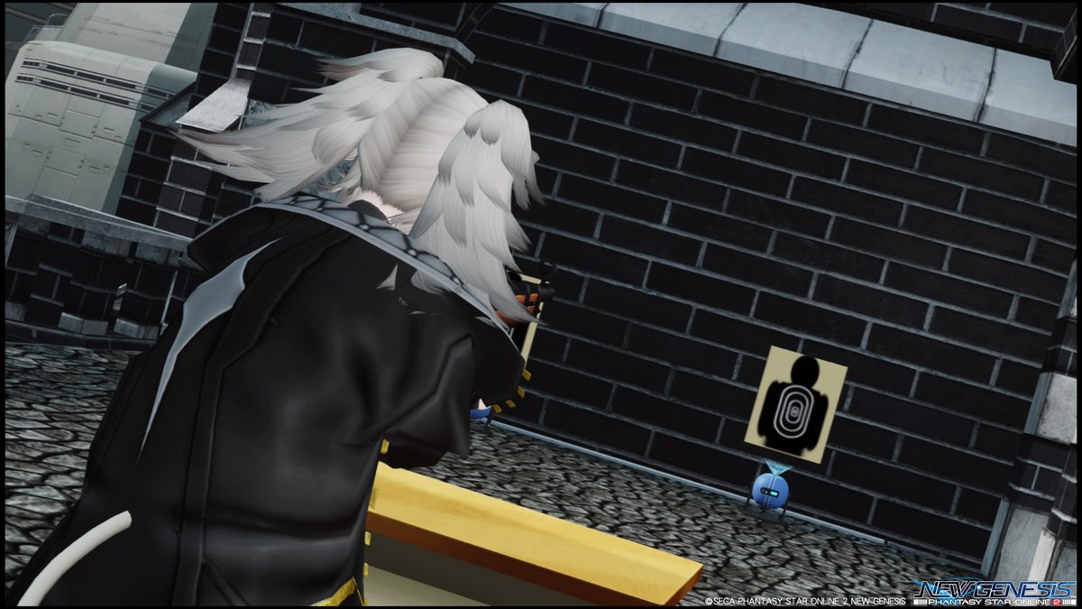 walkerpso2's tweet image. #PSO2NGS
#メンテの日なのでssを貼る
#PSO2ホロライ部
ししろん×射撃場