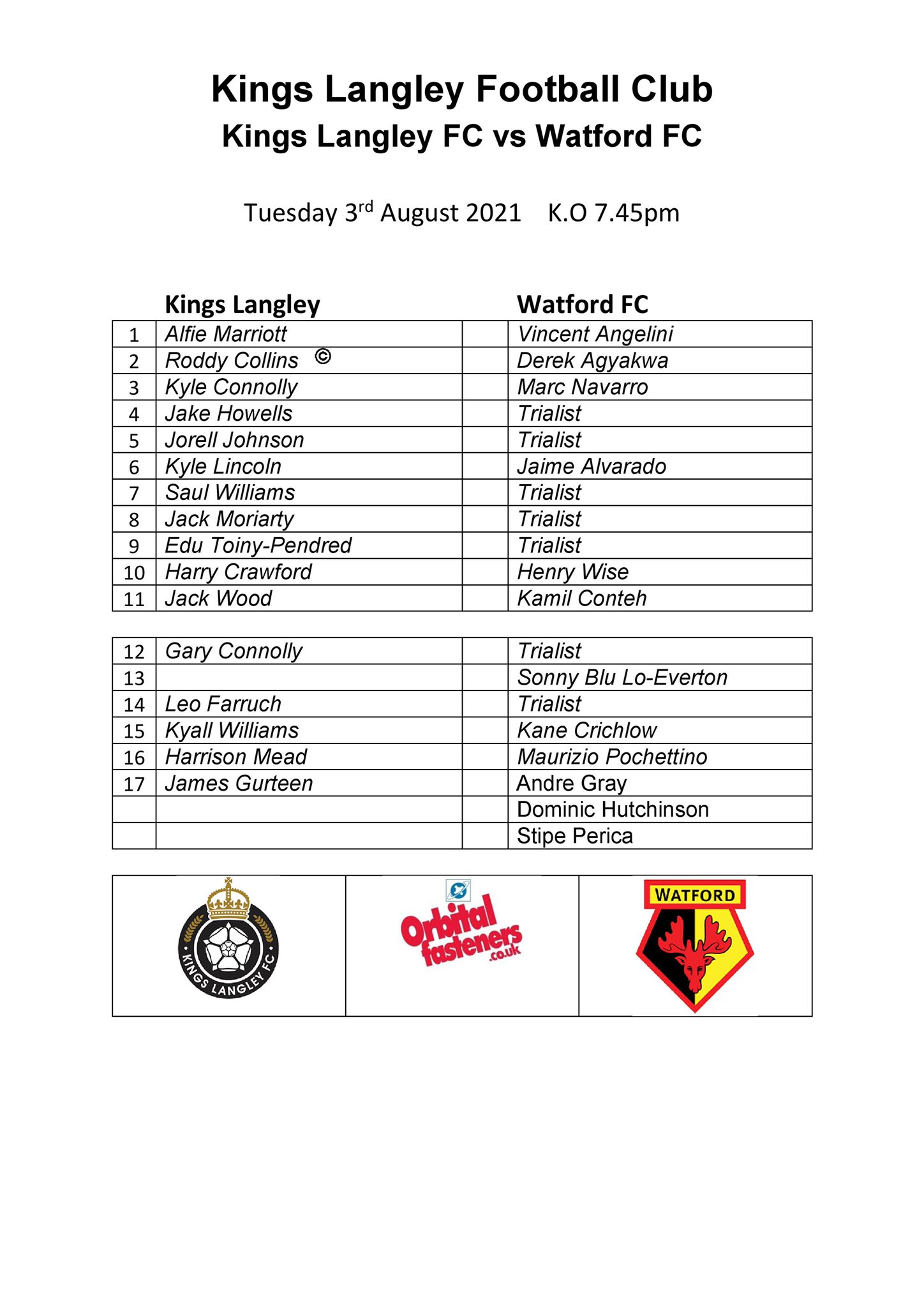 Kings Langley FC on X