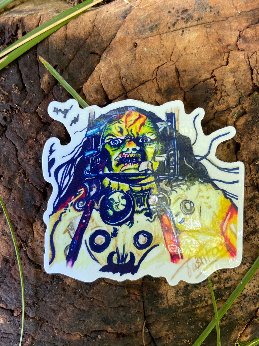 Excited to share the latest addition to my #etsy shop: The Jackal (13 Ghosts) etsy.me/3rVoYmH #horrorgothic #moviefanart #13ghosts #horrordecor #scarymovies #natashahead #popculture #horrorart #art