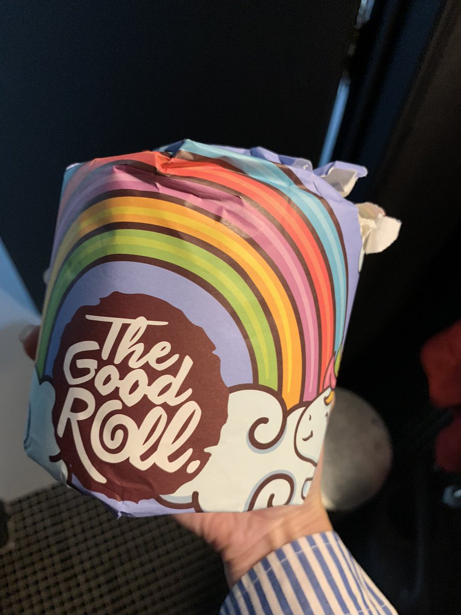 Fun surprise to discover in a client's office toilet a brand of toiletpaper that combines fun &amp; sustainability 👊🏻👊🏻👊🏻