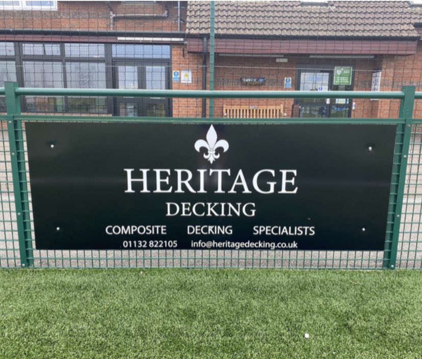HeritageDecking's tweet image. ☀️Heritage Decking LTD are happy  to be promoting our company and supporting local venues ! 

#footballassociation 
#westridingfa 
#sports
#sport 
#recreation 
#football
#training 
#compositedeckingspecialist 
#compositedecking 
#deckbuilders 
#outdoorvenues