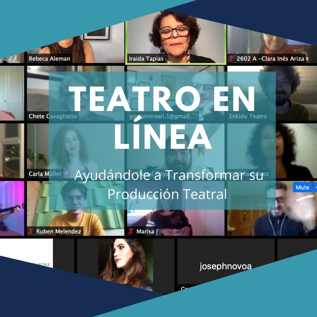 (1) Convierta la imprevisibilidad en una oportunidad creativa.. El año pasado, Water People Theatre traspasó los límites y produjo más de 50 exitosas producciones de teatro en vivo en línea a través de Zoom. Muchos incluían actores, dramaturgos y directores de todo el mundo.