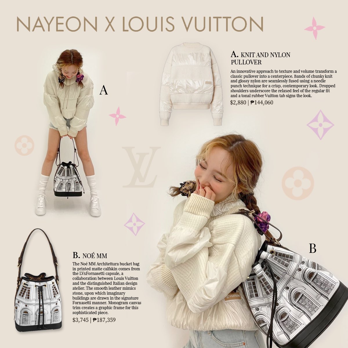 221203 LouisVuitton Twitter Update - Nayeon at the Louis Vuitton x