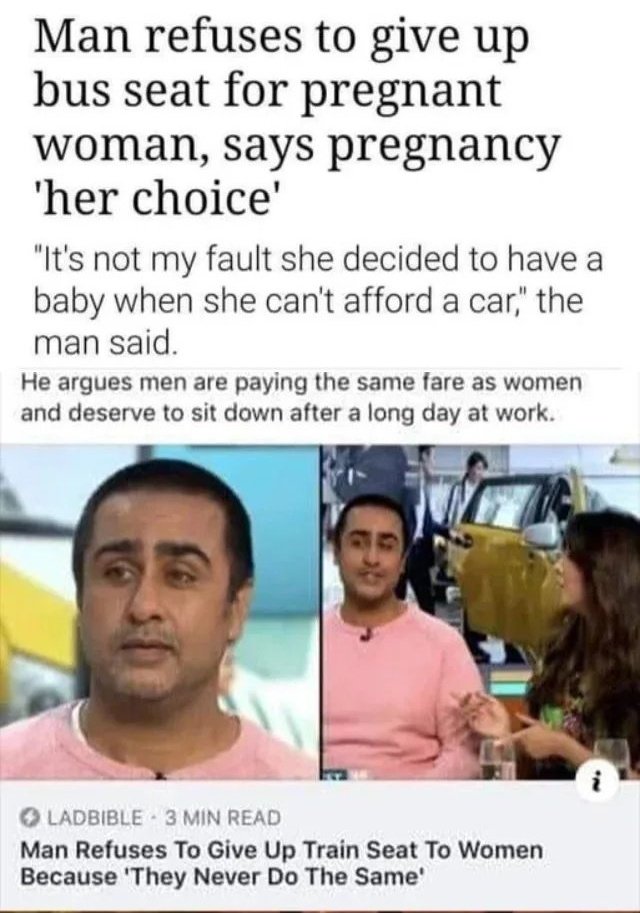 The_Sarcastic_J's tweet photo. True feminism. 😂 https://t.co/K4DQ4zAuI9