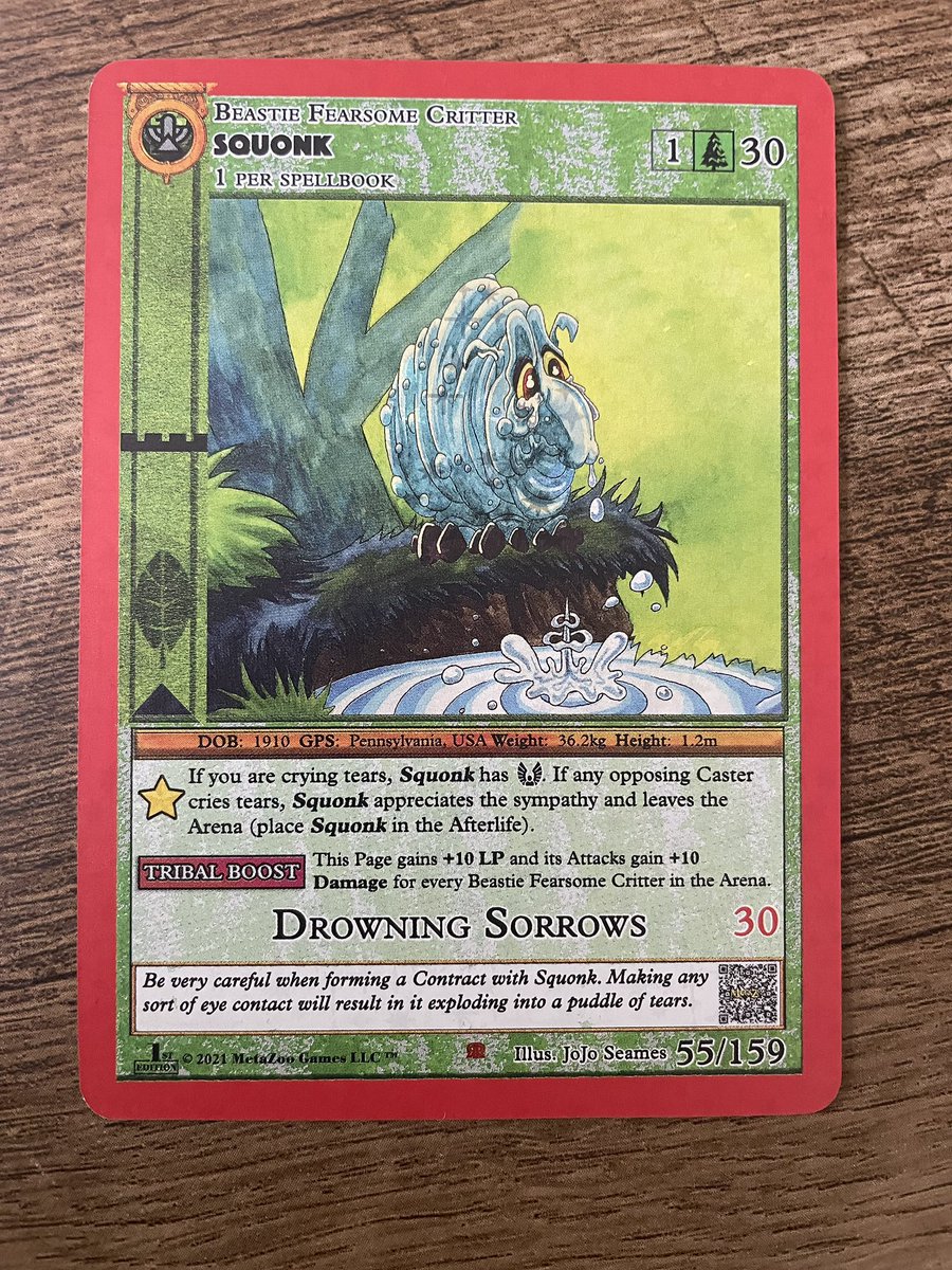 #MetaZoo Lesson Of The Day! 

There’s Squonk 1st Edition’s that still have a QR code floating around! 

How many of you have this?