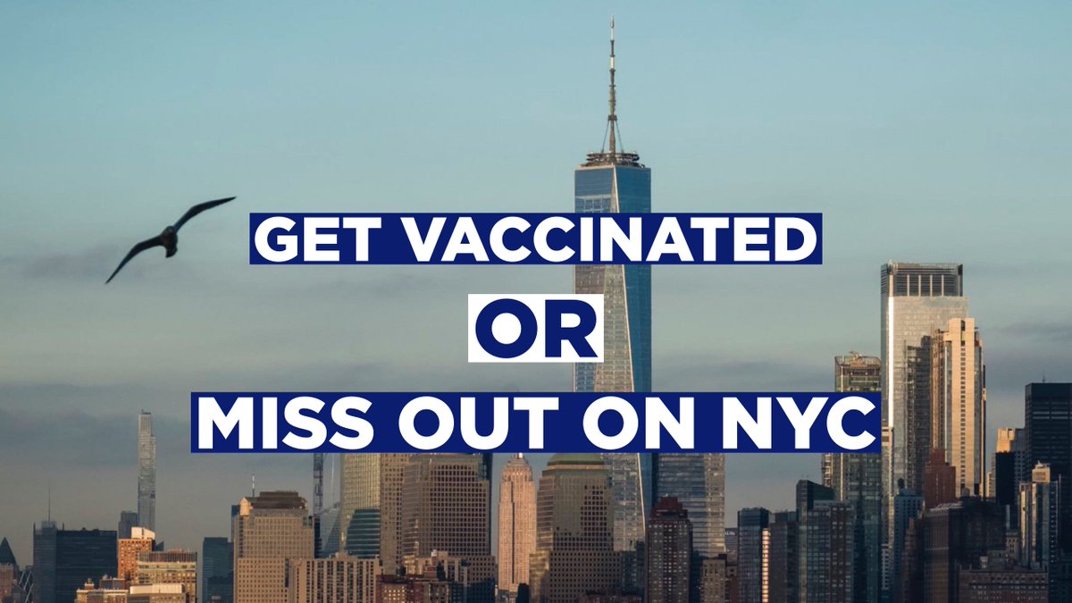 nycgov's tweet image. The Key to NYC is in full effect today!

That means when you go to an indoor restaurant, bar, entertainment venue, or gym in New York City, you know that you're in the company of vaccinated people. This is how we keep our city safe.