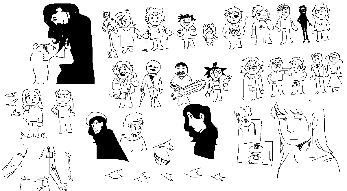 misc Angler Cabin doodles 