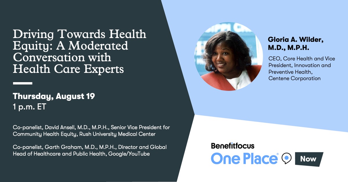 KadedraKiner's tweet photo. You won't want to miss this! An extremely well respected expert on poverty & economic segregation in healthcare, Dr. Gloria Wilder, to join @Benefitfocus' #OnePlaceNow Aug. 19th to discuss #healthequity. Register now! https://t.co/qFMXepNBTk https://t.co/hrj9umH7Qg