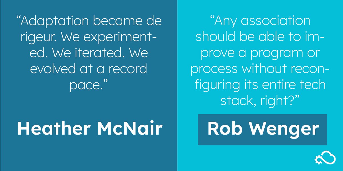 ICYMI: we’ve got some thoughts up on the blog from <a href="/heathermmcnair/">Heather McNair</a>  and <a href="/rwenger/">Rob Wenger</a> - building for the future + how the right #tech fits in for #associations - cloudgeneration.com/blog/