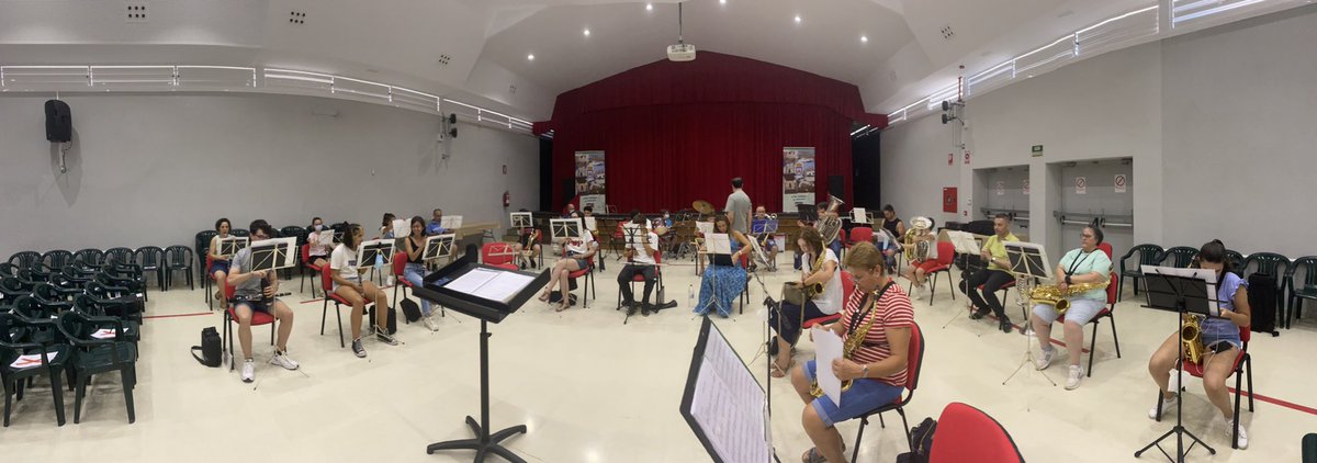 Ensayo para el concierto de verano