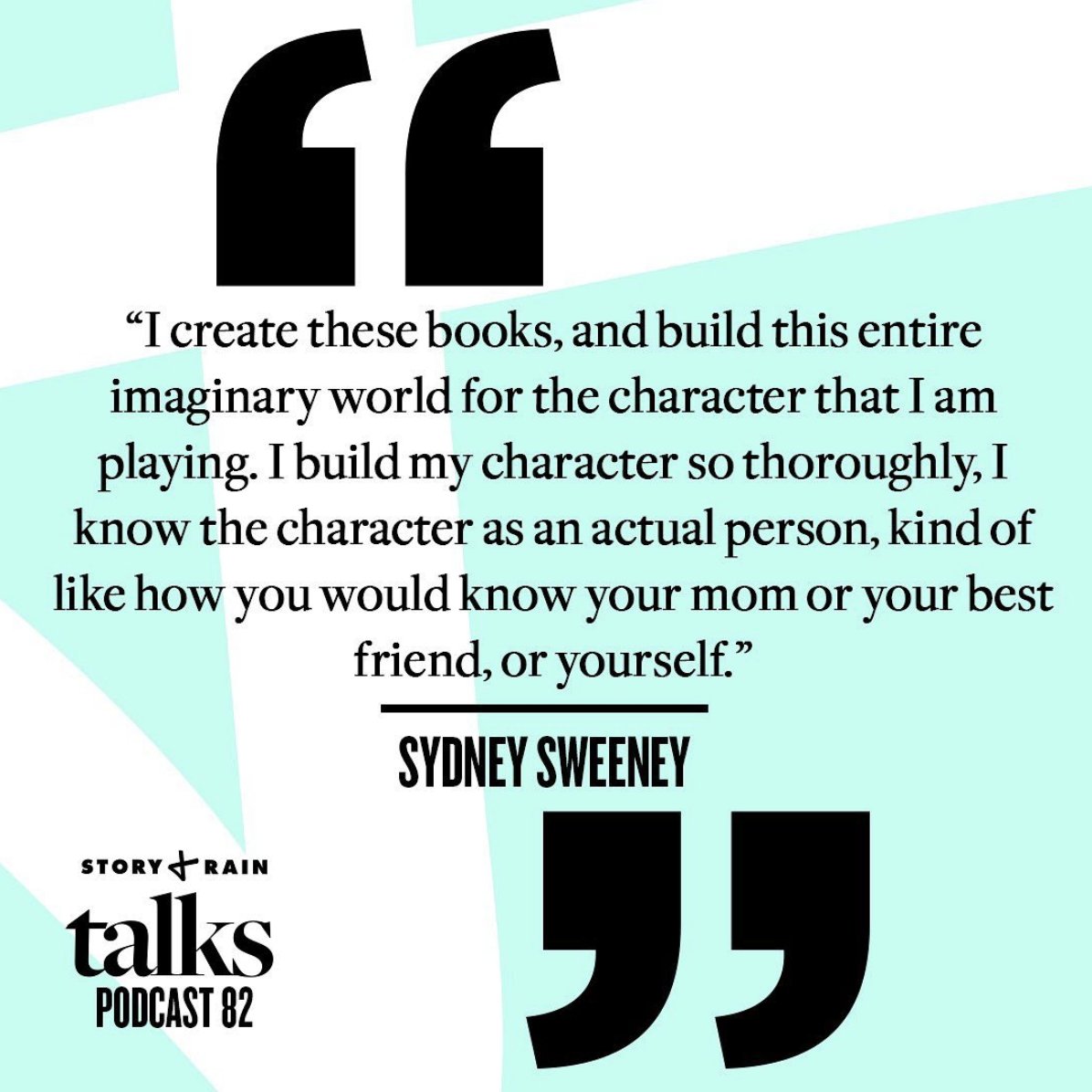 StoryAndRain's tweet photo. Sunday Stories | Sydney Sweeney
@sydney_sweeney + @storyandrain #conversationswithcreatives https://t.co/TCjxEroASp