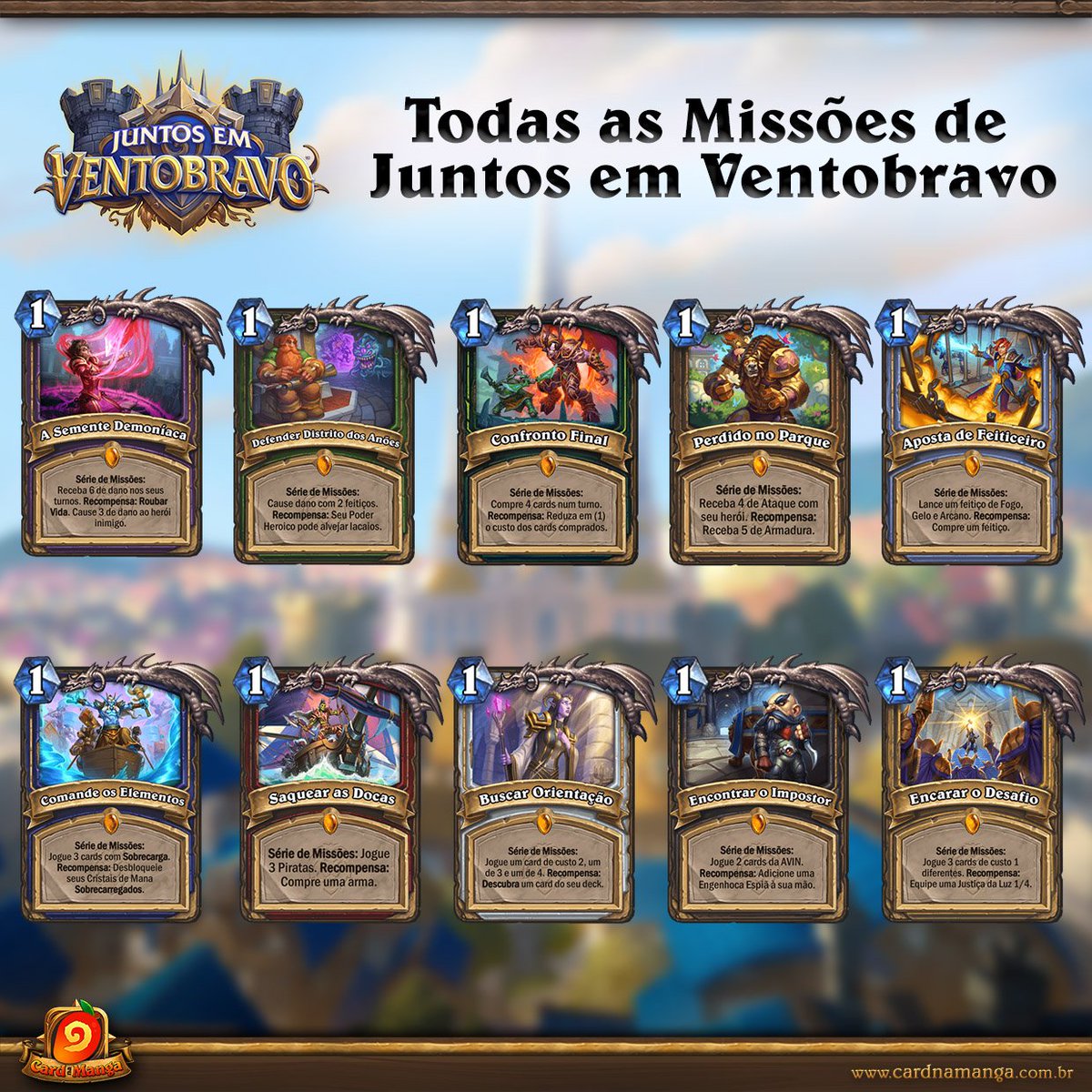 Salve esse post para conferir até você decorar as etapas de cada missão!! 
Confira a missão de cada classe e todas as etapas de cada uma em nosso site! 
Link: bit.ly/TodasasMissoes…