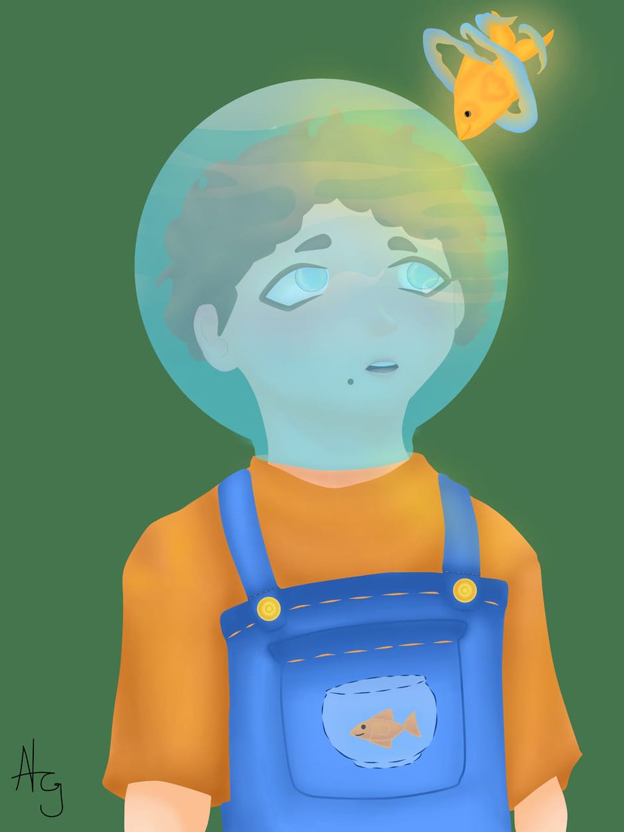 Pecera medibang.com/picture/802108… #ARTstreet #MediBang #oc #ilustración #digital #medibang #originalart