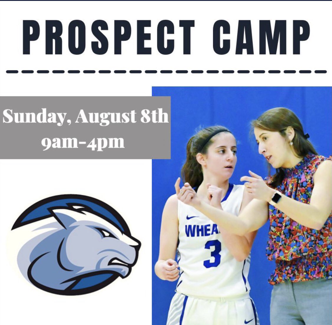 Mass Mavericks (@massmavericks) on Twitter photo Great talking with <a href="/Coach_Bink/">Sara Binkhorst</a> as always & couldn’t agree more about the direction 📈 <a href="/WheatonWBB/">WheatonWBB</a> is trending!
Make sure to check out their Prospect Camp August 8th to get to know a little more about their program 💯
web.cvent.com/event/2edba67d… Great talking with <a href="/Coach_Bink/">Sara Binkhorst</a> as always & couldn’t agree more about the direction 📈 <a href="/WheatonWBB/">WheatonWBB</a> is trending!
Make sure to check out their Prospect Camp August 8th to get to know a little more about their program 💯
web.cvent.com/event/2edba67d…