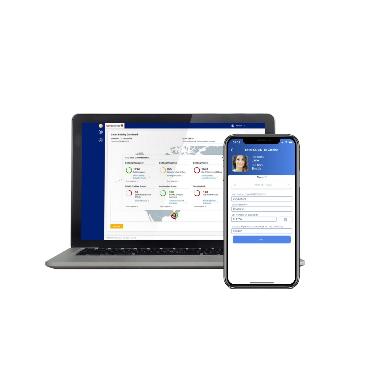 AlertEnterprise's tweet image. We've teamed up with healthcare data innovator @ConfirmDApp to empower businesses and their workforce with secure health information access. Explore how together we're helping organizations create a safer workplace. alertenterprise.com/ss-mobile-heal…