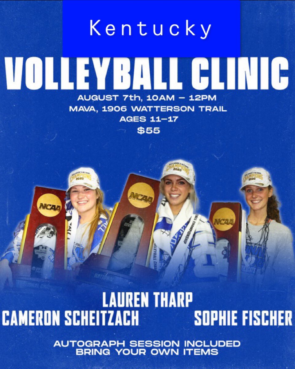 Coming home!! All skills volleyball camp THIS Saturday 8/7 in Louisville at <a href="/MAVAvolleyball/">MAVA Volleyball</a> here is the sign up link surveymonkey.com/r/CB6DTVW