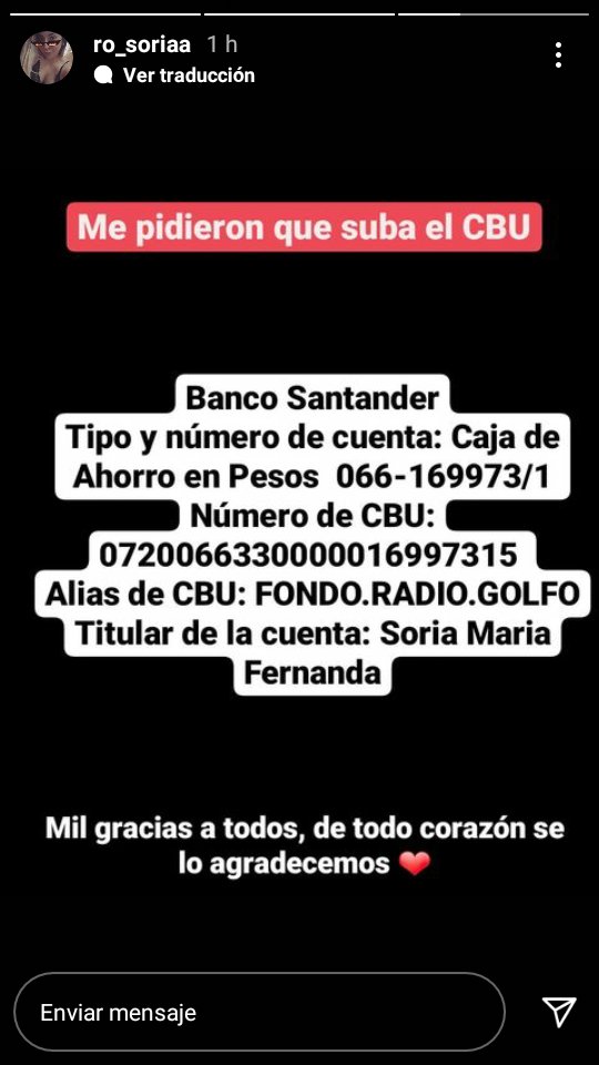 gatounicornio's tweet photo. una amiga tiene a su mamá muy enferma y necesitan operarla URGENTE. Necesita recaudar $220.000 lo antes posible. Con donar $100 o difundir ya ayudan MUCHÍSIMO. Les dejo los datos abajo, muchas gracias 💜 @VivireNuevaCba @santimaratea @gabuleta @yyeguo @alejandrocsome @ElDoce https://t.co/0CSu8kU5CS