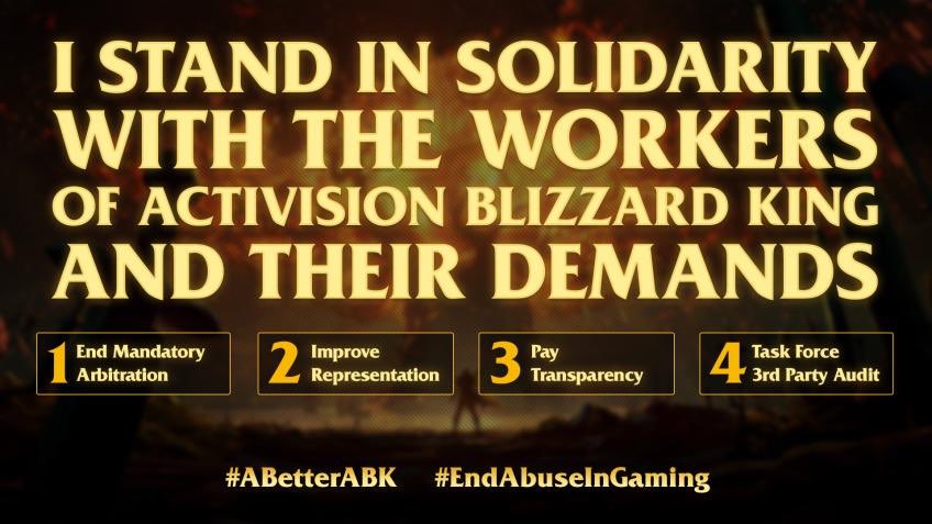 I stand with the employees at Activision Blizzard and reject the WilmerHale Review. 

#ABetterABK #EndAbuseInGaming