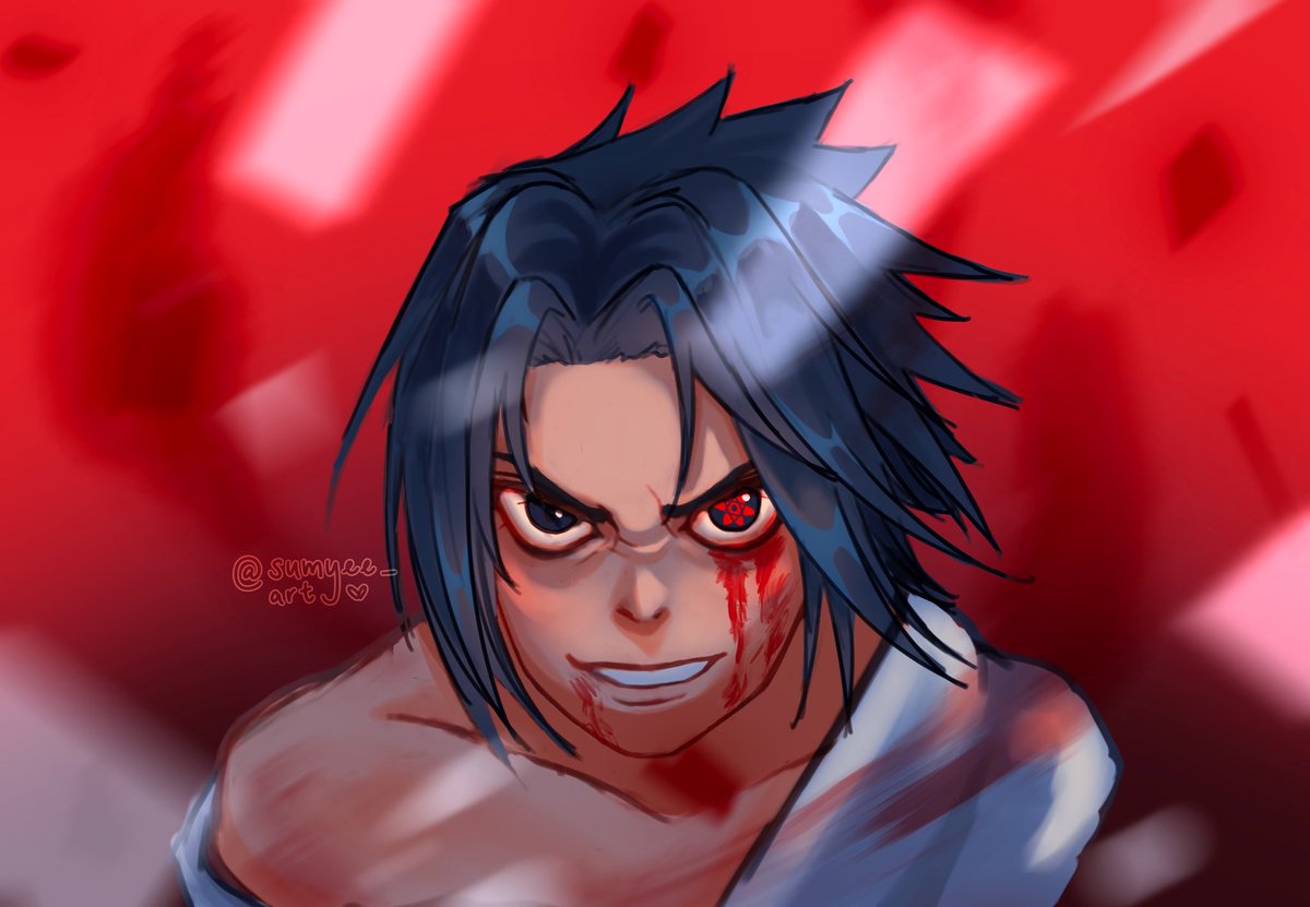 sumyee_art's tweet photo. #narutaugust #narutaugust2021 Day 3: Sasuke Needs Therapy https://t.co/ja2WZYMhCc