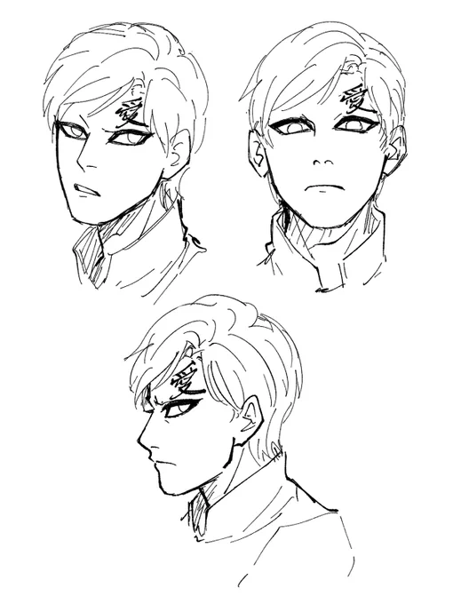 some gaara doodles bc I miss him 