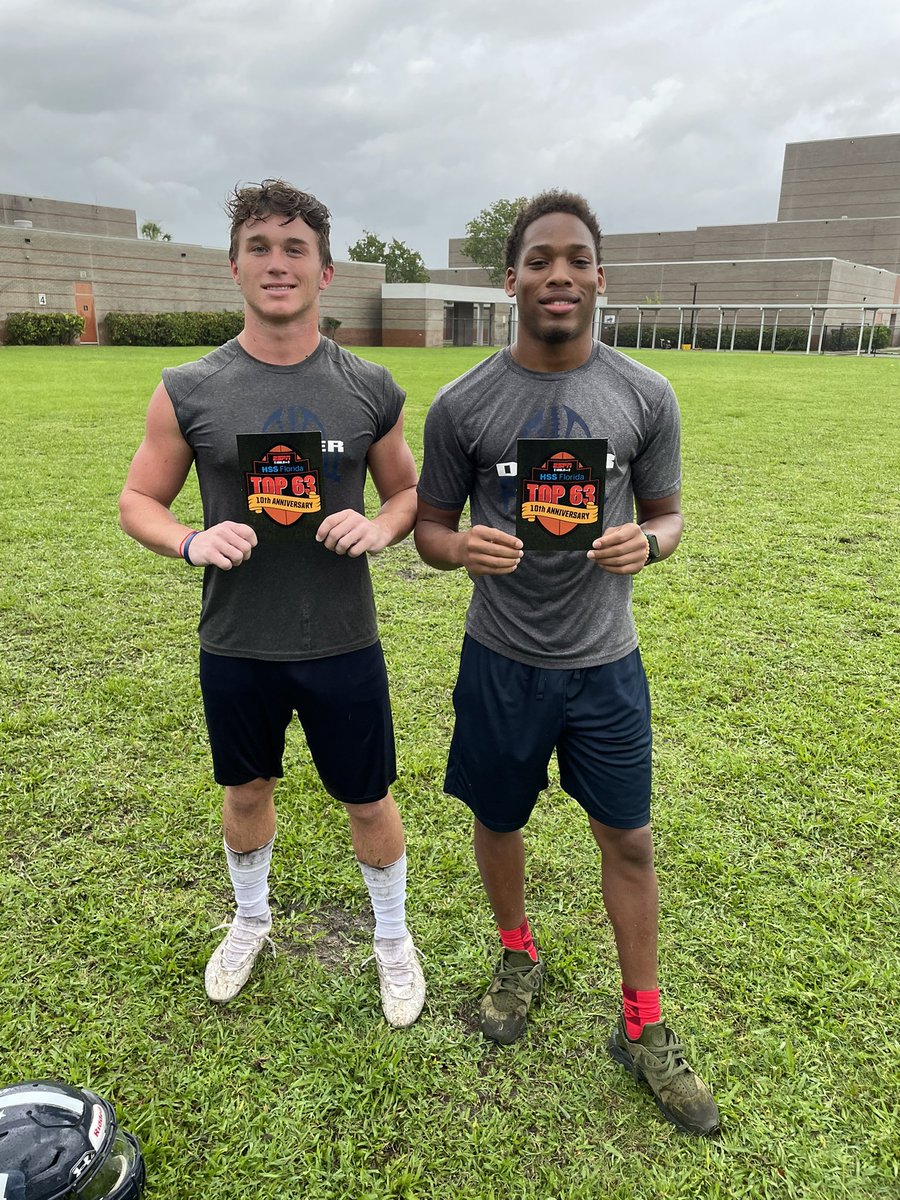 Last but certainly not least… <a href="/cadeningram_/">Caden Ingram 4️⃣4️⃣</a> and <a href="/XScott17/">Xavier Scott</a> from <a href="/DwyerHSFootball/">DwyerHSFootball</a> get their invites to <a href="/ESPNTop63/">ESPN Top 63</a>! Congrats, fellas 👏👏 

#Top63