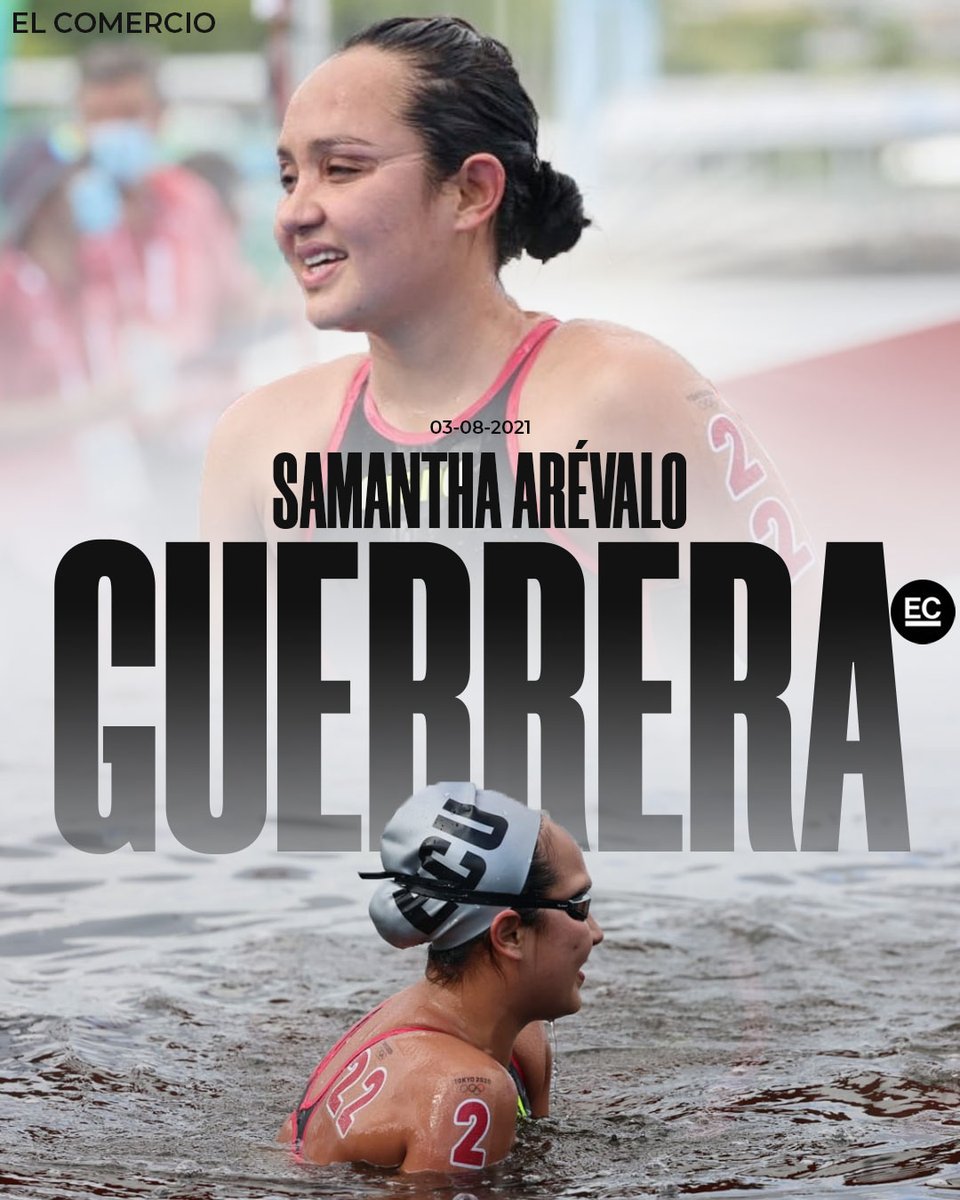 elcomerciocom's tweet photo. ¡GRACIAS SAMANTHA! 👏👏👏 Samantha Arévalo completa una gran participación en los 10km de aguas abiertas, en #Tokio2020 🇪🇨🏊‍♀️❤️ » https://t.co/A6YsND0is3 https://t.co/Xvby1ZU4te