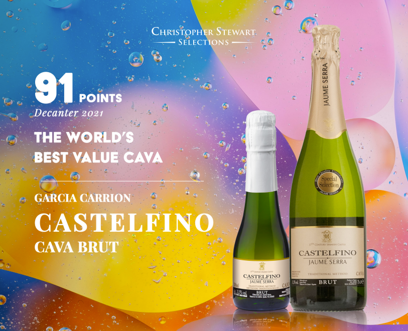 CSWS_BC's tweet photo. Castelfino Cava Brut earned 91 points by @Decanter and has been named the world's best value cava! This brut is round and yeasty with citrus aromas. Delicious pairings include fruit, sushi &amp; spicy foods! #CastelfinoCavaBrut is available in select retailers across #BritishColumbia https://t.co/FLzLizhgnY