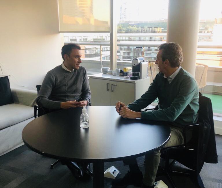 Ayer nos reunimos con <a href="/RandazzoF/">Florencio Randazzo</a> para seguir delineando nuestro trabajo en la provincia. Coincidimos en continuar poniendo todas nuestras energías en elaborar propuestas para el desarrollo y la producción.