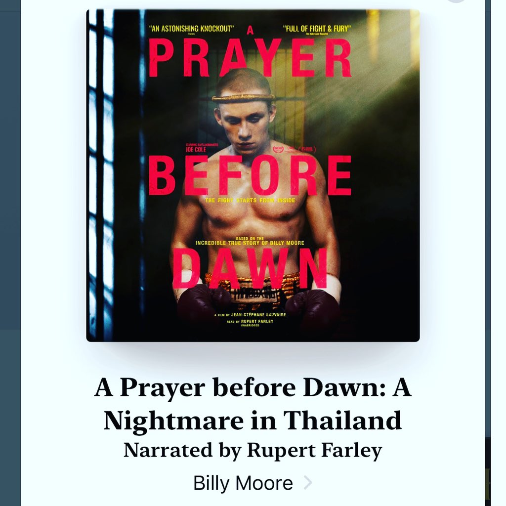 lindseygreenan's tweet image. Still loving this on my walks .. why have I never downloaded audio books or watched this movie yet  ?#prayerbeforedawn #billymoore @billymooreAPBD #BookRecommendations #movies #acting