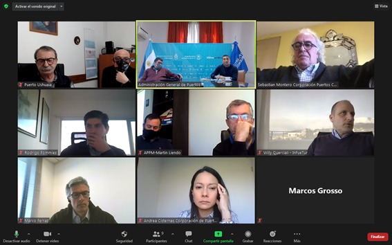 patriciohogan's tweet photo. Desde @AGPuertos mantuvimos una reunión con nuestros pares de @puertos_conosur (Chile), @dpptdf (Ushuaia), @appmprensa (Madryn) y #CliaBrasil. Seguimos con el trabajo conjunto para promocionar la llegada de cruceros y potenciar el turismo en la región.
#ArgentinaUnida ❤️🇦🇷 https://t.co/f3H72O1umu