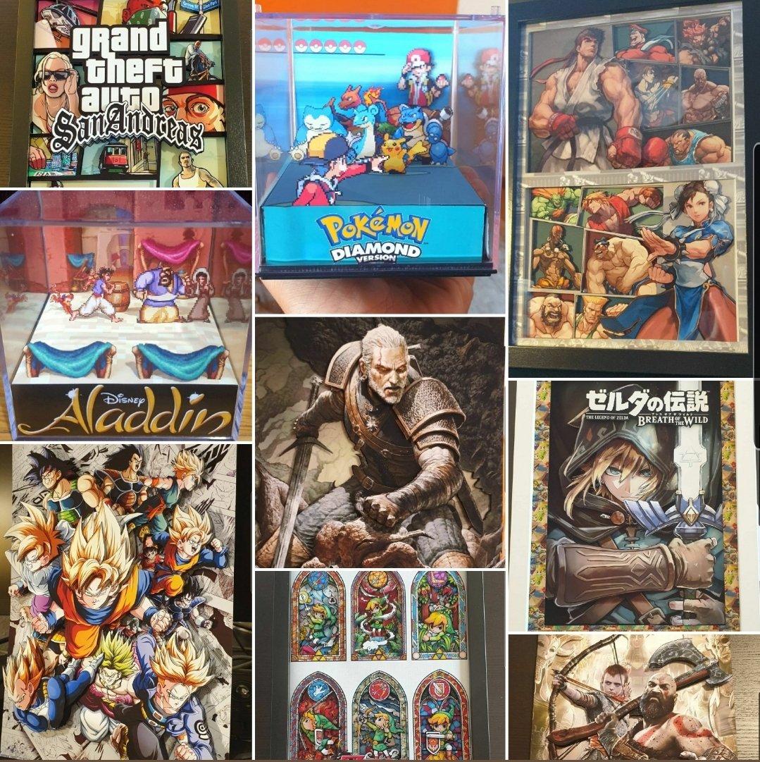 Si alguien esta interesado en algun cuadro o cubo, que me comente por privado

Se agradecen los RT 😅👍🏼

#videogamesart
#Nintendo
#playstation
#Xbox
#Steam