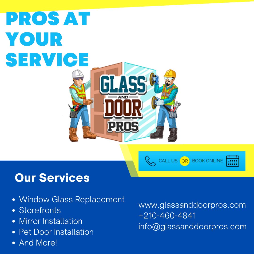 GlassandDoorPro's tweet photo. Let us take care of your home or commercial projects! #WindowRepair #GlassReplacement #Storefronts https://t.co/6kxBU1rFot