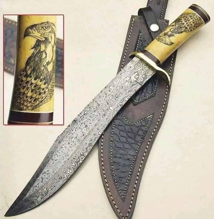 JawadAh58959190's tweet photo. Custom handmade Damascus steel Bowie knife anyone interested in please inbox #damascussword
#sword #damascussteelsword #swordsofinstagram #swordsmith #schwert #handforged #forgedinfire #schmiedekurs #damascussteel #damaszenerstahl #schmieden https://t.co/C0RRK8ZvU3