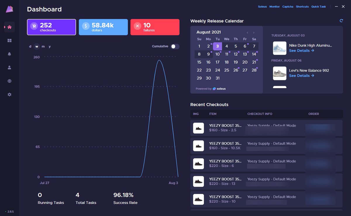 252 Checkouts with <a href="/PrismAIO/">Prism</a> alone yesterday...

One click Gmails: <a href="/VanishedIO/">VanishedIO</a> 📩

<a href="/SlashProxies/">Slash Proxies</a> <a href="/LoopProxy/">Loop Proxy</a> <a href="/RedDirtProxies/">RedDirtProxies</a>