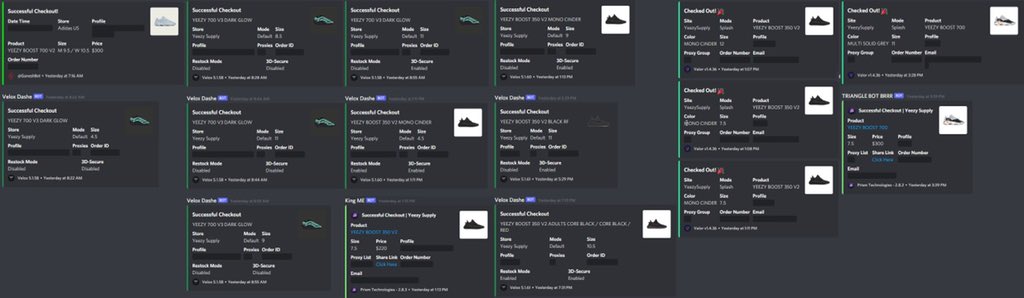 Yeezy Day, I’ll take it 🤷 knowledge over money right? I’ll cook next time 😤

Bots: <a href="/VeloxBots/">Velox</a> <a href="/PrismAIO/">Prism</a> <a href="/GaneshBot/">GaneshBot</a> <a href="/ValorAIO/">Valor</a> 

Proxies: <a href="/Diamond_proxies/">Diamond Proxy 💎</a> <a href="/LEMONPROXY2020/">LEMONPROXY</a> <a href="/mushroomproxy/">Mushroom Proxy</a> <a href="/patekproxies/">Patek Proxies</a> 

Gmails: <a href="/AccountsAurora/">Aurora</a> @FossilGmails <a href="/wavegmails/">wavegmails</a> @breezegmails <a href="/BanginGmails/">BanginGmails</a>