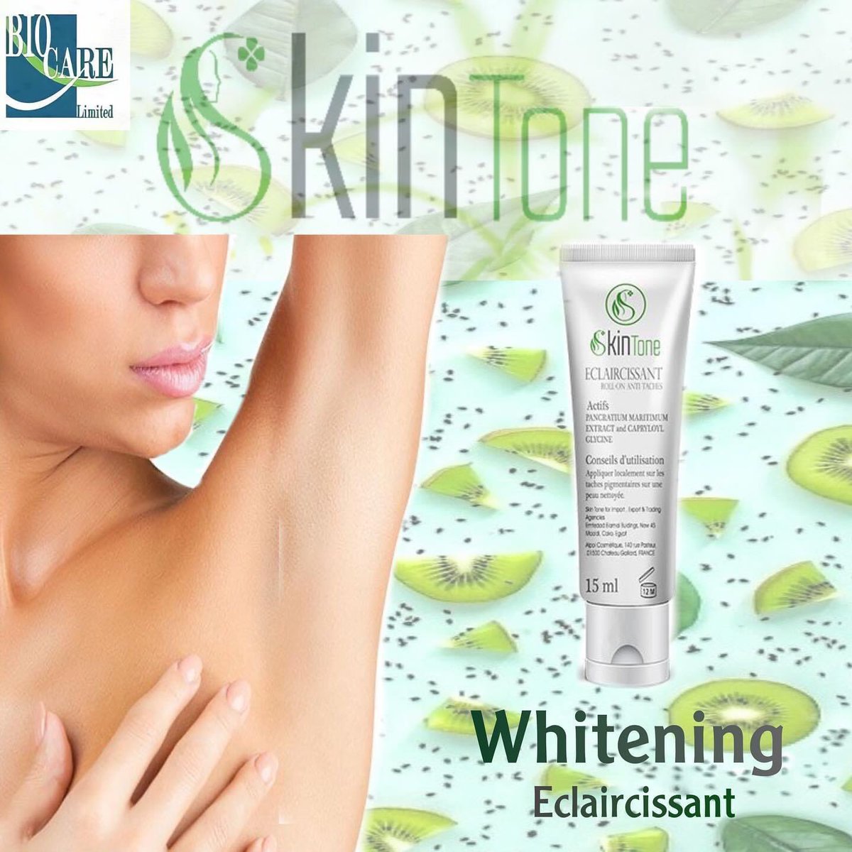 Skin Tone Whitening Gel 
 
أن صفاء البشرة ونقاءها من البثور والحبوب والندوب وشحوب اللون والهالات السوداء تحت العيون تعتبر أمراً رئيسياً لتصنيف البشرة تحت قائمة البشرة الجميلة واعتبارها إحدى علامات الجمال في الوجه. استخدمي  SkinTone whitening Gel