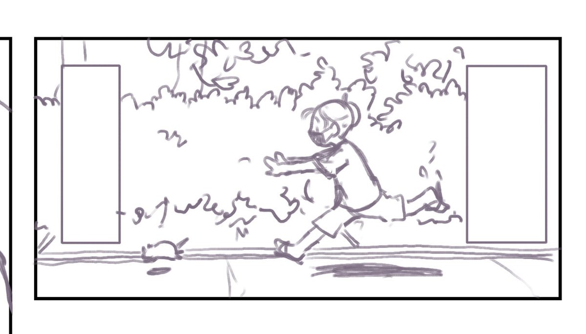 今日描いたなかで気に入ってるコマ。 