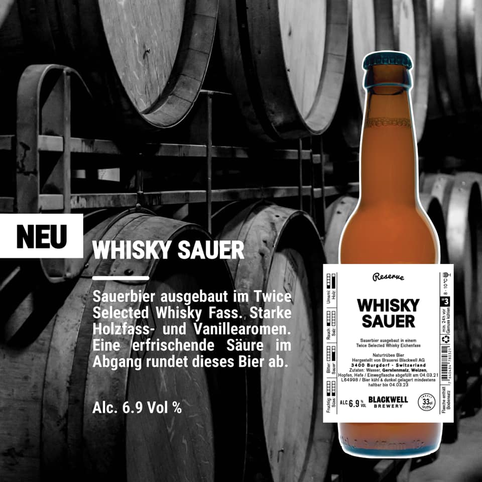 Kikerikiii 🐔Wir haben ein neues Bier am Start: Jetzt ganz neu: Whisky Sauer - ein Sauerbier, im Twice Selected Whisky Fass ausgebaut. Lecker und erfrischend. Jetzt zu finden in unserem Webshop:  blackwellbrewery.ch/produkt/whisky…
#blackwell #August #neu #bier #whiskysauer #whiskysour