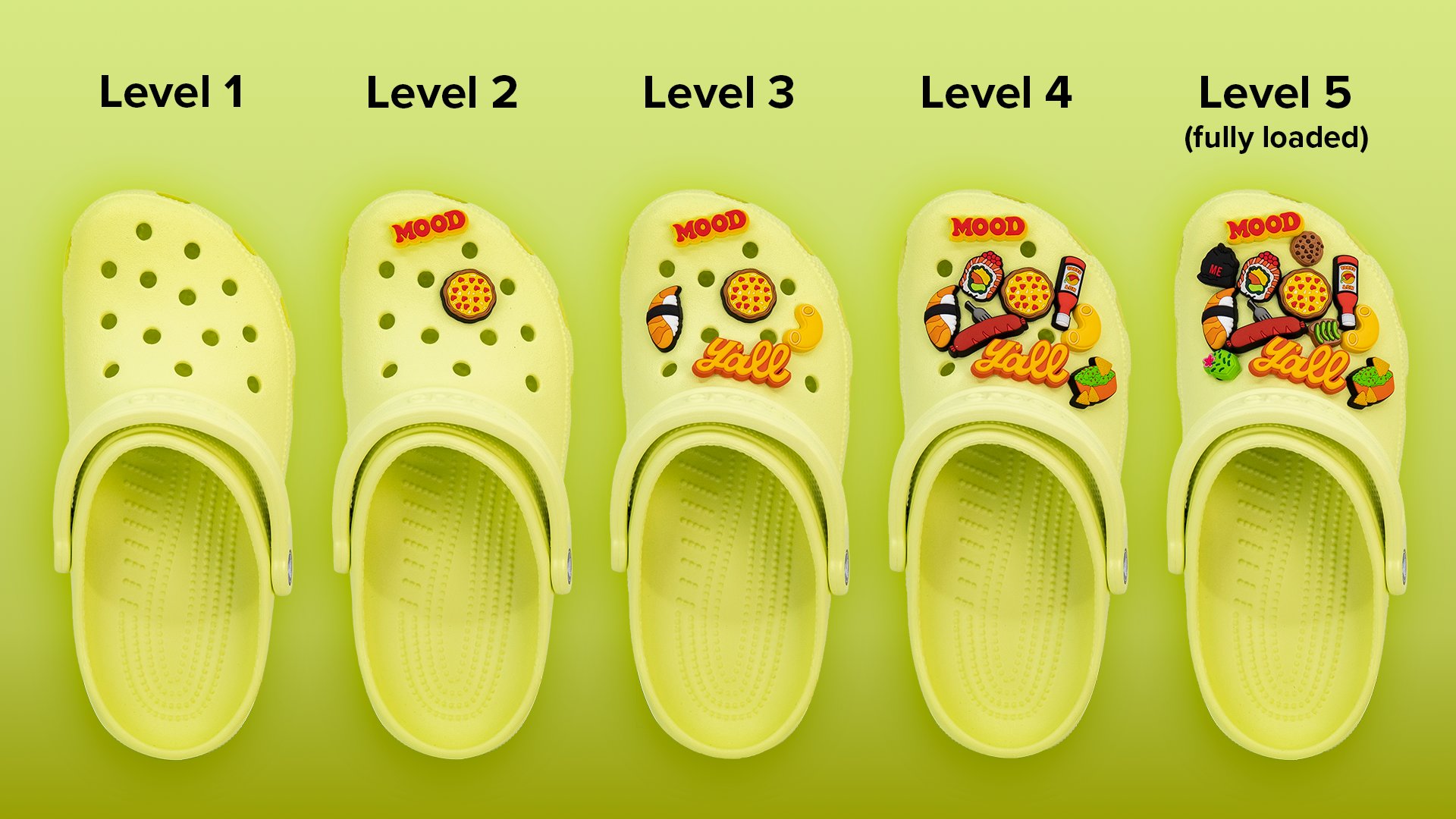 Crocs on X: Okay let's do this again! What's your Jibbitz charms level?   / X