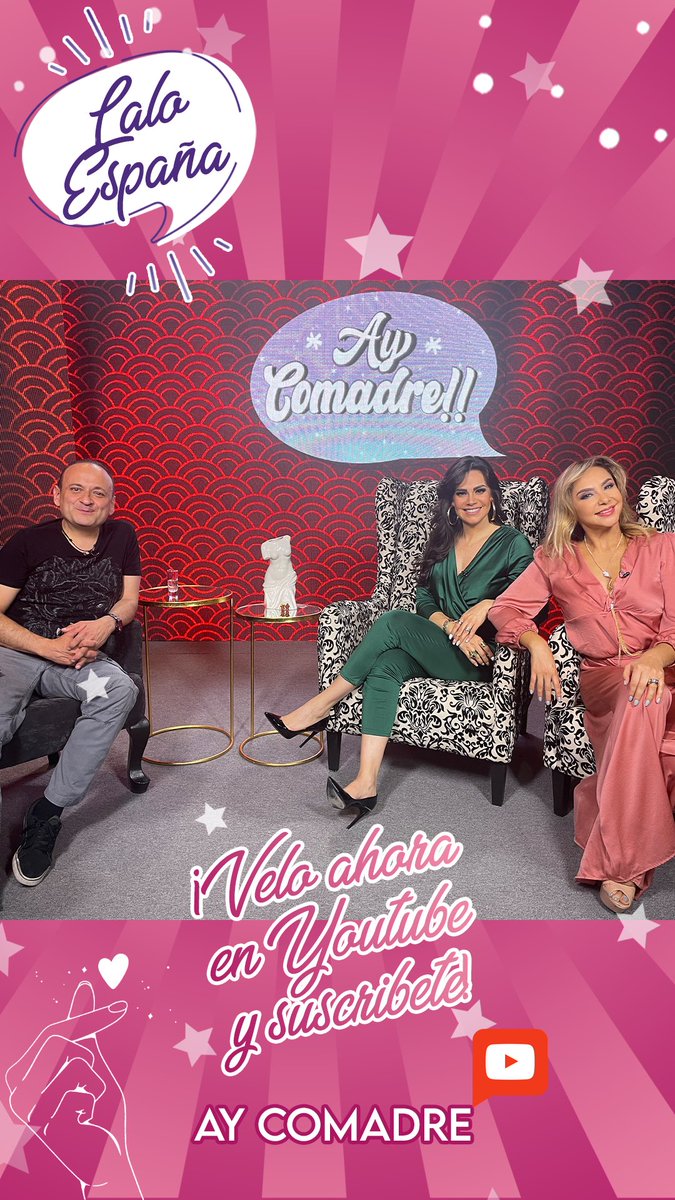 youtu.be/Epo9GfFkAss capítulo completo con <a href="/laloespana/">Eduardo España</a> y <a href="/LuzElenaGlez/">Luz Elena González</a> <a href="/MayeRoldan/">Maye Roldan</a>