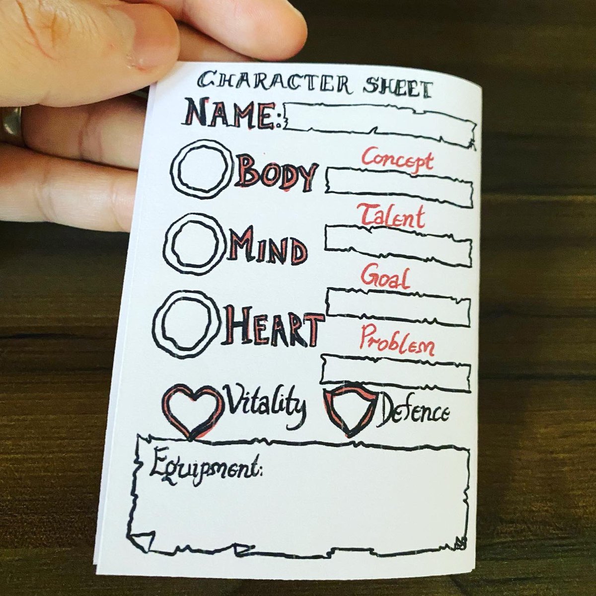 Have you seen #SwordQuest #PocketMod #Fantasy #TTRPG yet?

You should! This is a classless #Game with a d6 system that defines degrees of success, additional benefits and setbacks regardless of success or failure, and damage all in one roll!

diogo-old-skull.itch.io/swordquest-mic…