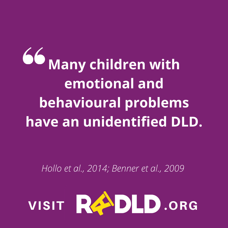 Lots of our followers already know that Developmental Language Disorder is common in young people with social, emotional, mental health needs. Let's let the rest of twitter know too. Please RT. #DevLangDis #SEMH