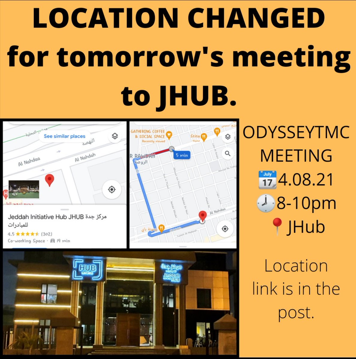 OdysseyTMC's tweet photo. Location has changed to JHub
https://t.co/9bpS4UUaik https://t.co/DcfH0t3zWu