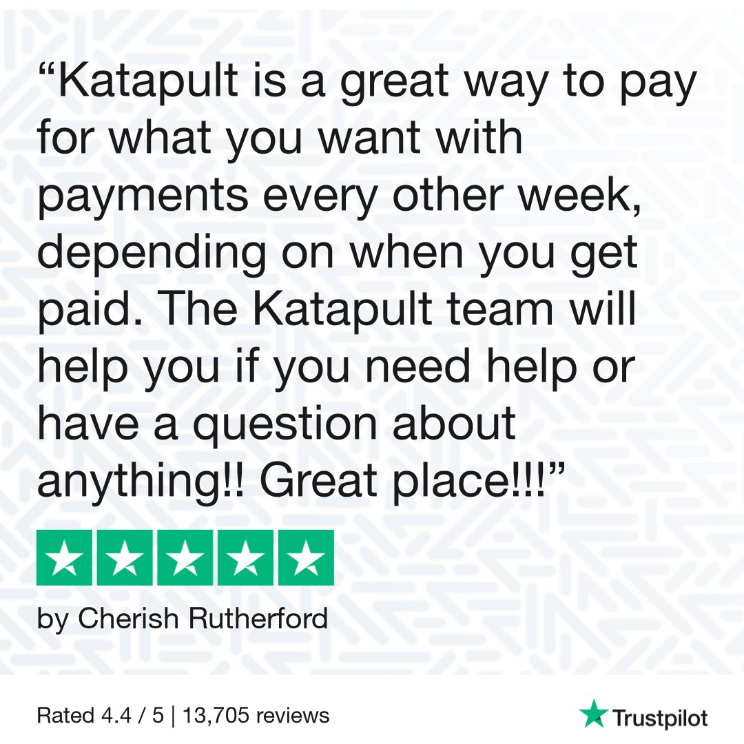 katapultpay's tweet image. We are happy to make the experience with Katapult easy for Cherish and all of our customers. 

To see all stores that accept Katapult like #Lenovo, #SimplyMac, #CustomOffsets, #Gazelle, and more visit hubs.la/H0TBZhq0

#leasing #electronics #computers #wheels #tires