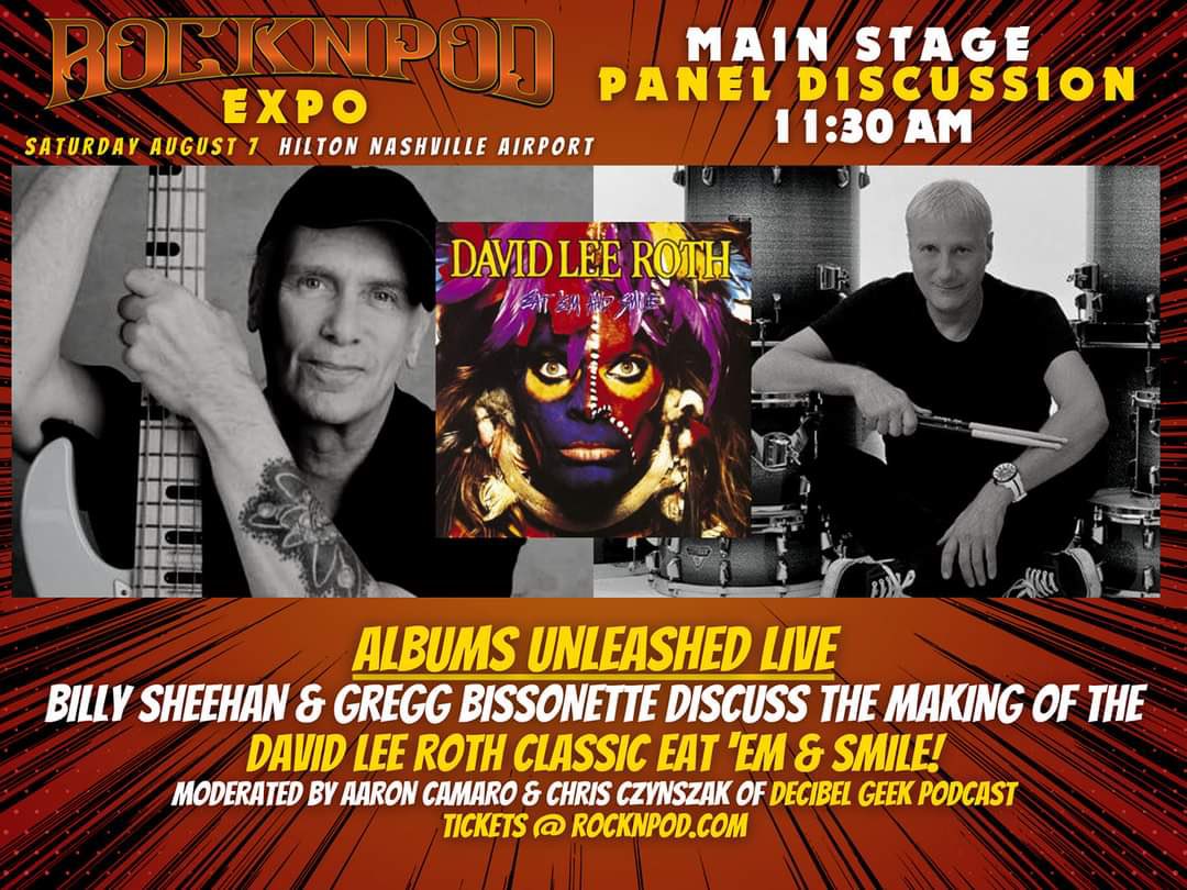 I am super excited to be jammin’ and hanging with my very dear pal of over 35 years, the great Billy Sheehan, this weekend in Nashville !! Can’t wait to play drums and bass on Shyboy together this weekend!!! Love you Billy…