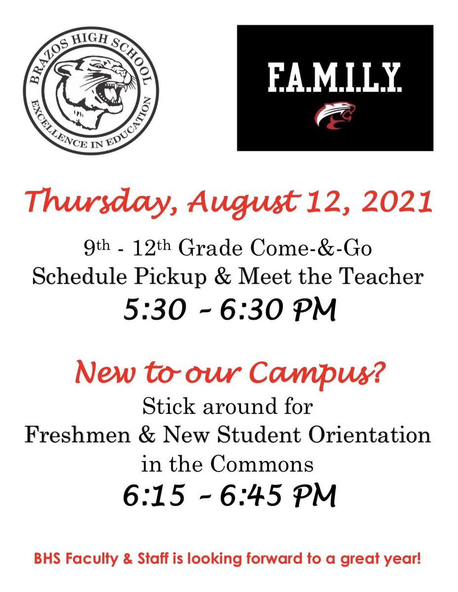 Brazos High School (@brazoshigh) on Twitter photo 