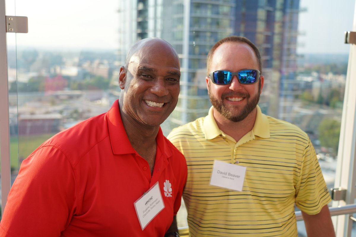 We have been fortunate to partner with WCNC for coverage of the Olympics and Charlotte Today. Pictured here is host, Eugene Robinson and our very own David Beaver.

#uwharriebank #makingadifference #communitybank
<a href="/wcnc/">WCNC Charlotte</a>